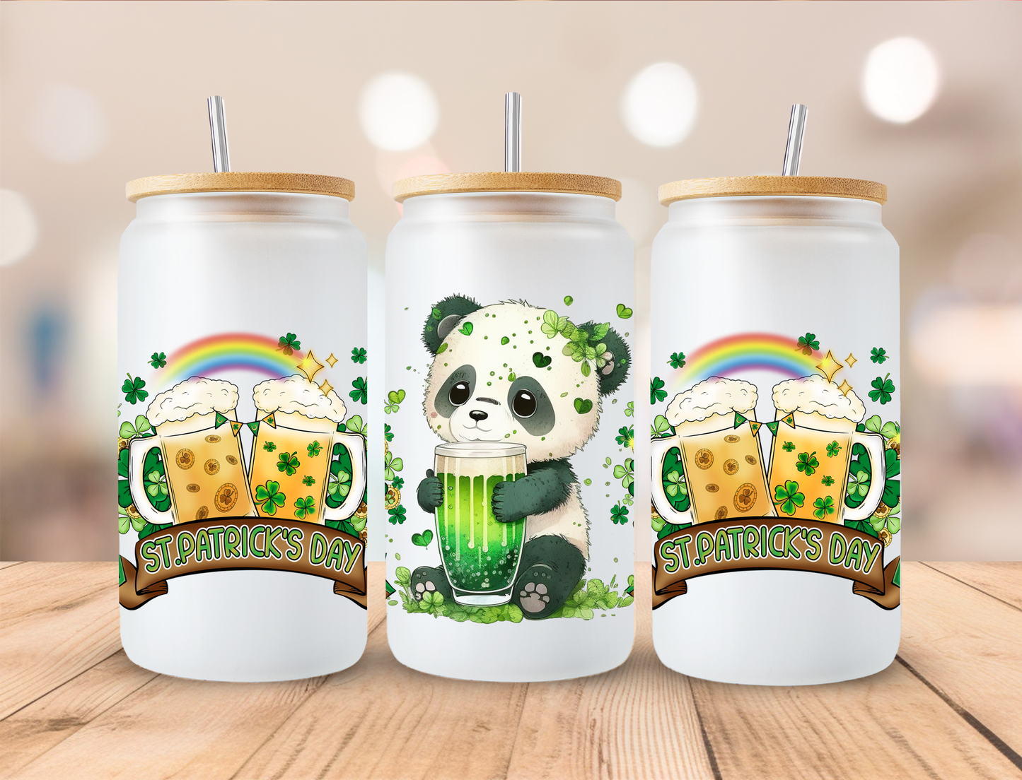 St Patricks Day Animal Collection - Libby UV DTF Wrap EXCLUSIVE DESIGNED