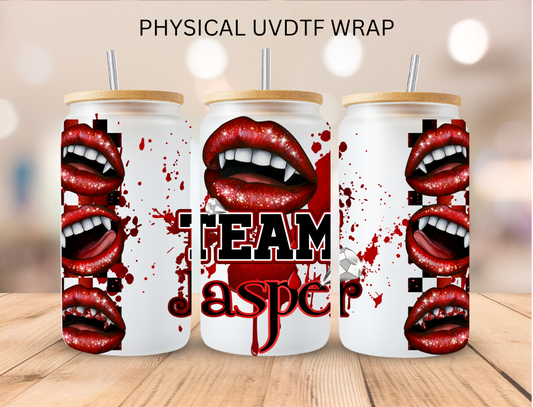 Vampire Team Jasper - 16 oz / 20 oz Libby UV DTF Wrap