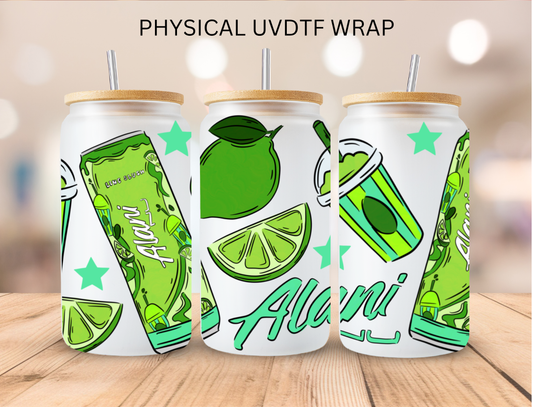 Green Alani - 16 oz / 20 oz Libby UV DTF Wrap