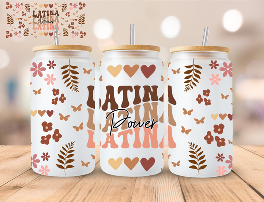 Latina Power - 16 oz / 20 oz Libby UV DTF Wrap