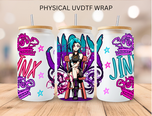 Jinx - 16 oz / 20 oz Libby UV DTF Wrap