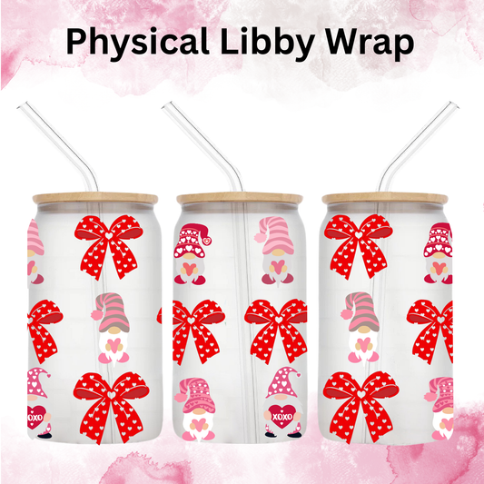 Valentines Gnomes - 16 oz / 20 oz Libby UV DTF
