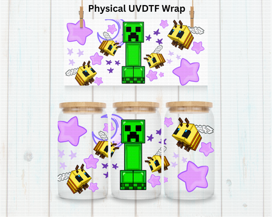 Mine Creeper (Purple) - 16 oz / 20 oz Libby UV DTF