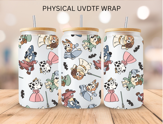 Mouse Wizard Dogs- 16 oz / 20 oz Libby UV DTF Wrap