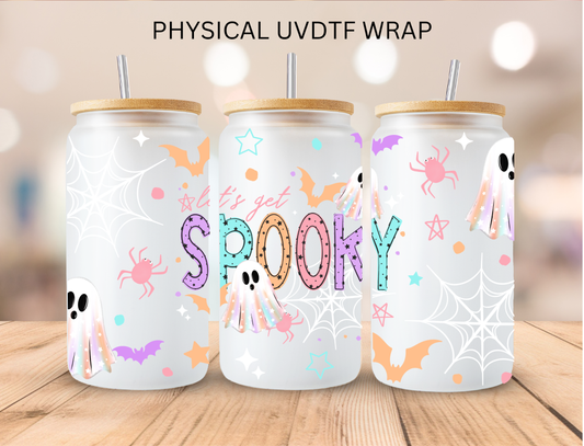 Halloween Spooky - 16 oz / 20 oz Libby UV DTF Wrap