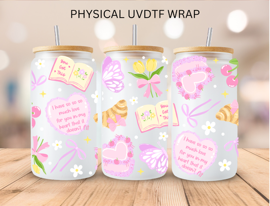 Valentine So Much Love For You - 16 oz / 20 oz Libby UV DTF