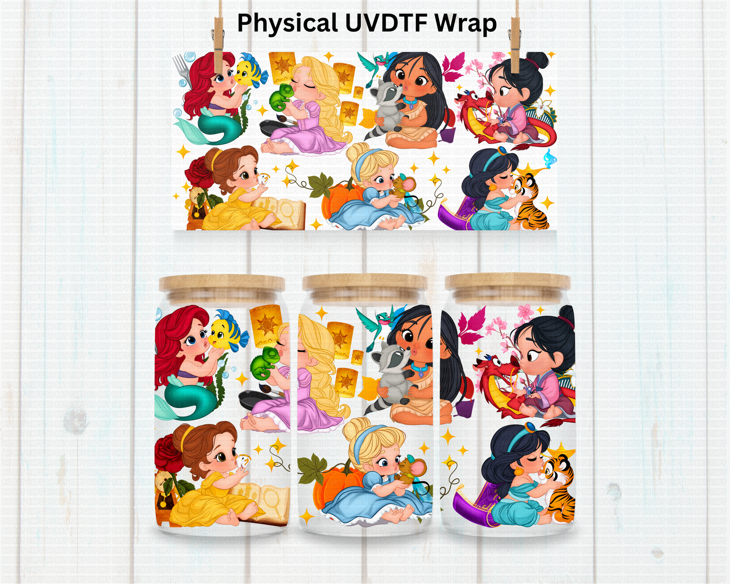 Baby Princess Crew - 16 oz / 20 oz Libby UV DTF