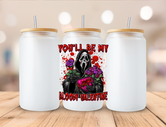 Valentines Horror You'll Be My Bloody Valentine - UVDTF Decals EXCLUSIVE DESIGN