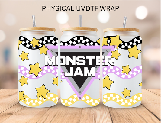 Monster Jam (4) - 16 oz / 20 oz Libby UV DTF Wrap