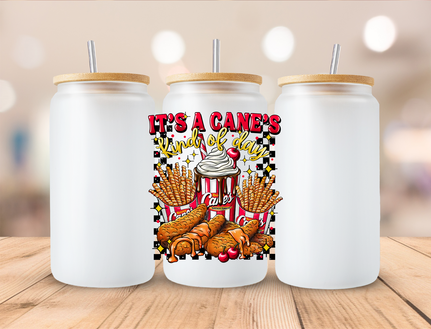 Milkshake Its A Canes Kinda Day - UVDTF Decals EXCLUSIVE DESIGN