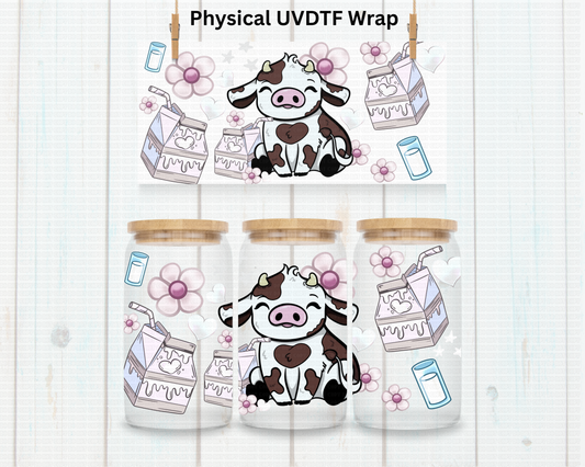 Ombre Milk And Brown Cow - 16 oz / 20 oz Libby UV DTF