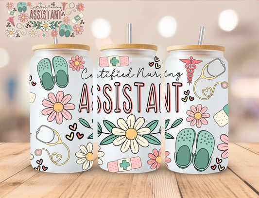 Certified Nursing Assistant - 16 oz / 20 oz Libby UV DTF Wrap