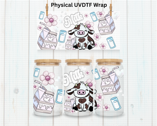 Milk And Brown Cow - 16 oz / 20 oz Libby UV DTF