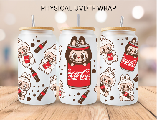 Cola BuBu- 16 oz / 20 oz Libby UV DTF Wrap