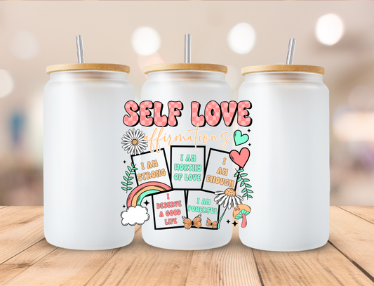 Self Love Affirmations - UVDTF Decals EXCLUSIVE DESIGN
