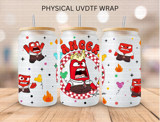 Anger Emotions Inside - 16 oz / 20 oz Libby UV DTF