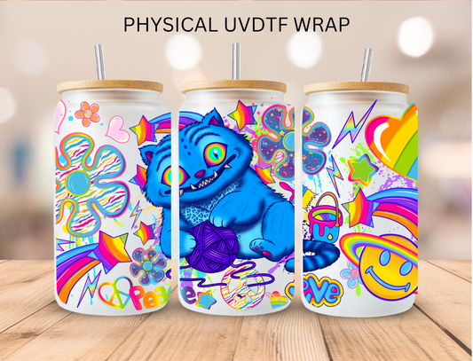 Rainbow K-pop Tiger - 16 oz / 20 oz Libby UV DTF