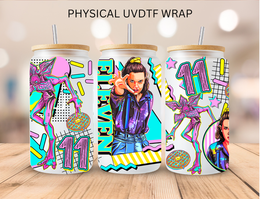 Stranger Town Eleven - 16 oz / 20 oz Libby UV DTF Wrap