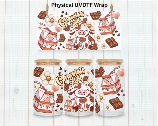 Chocolate Milk Cow - 16 oz / 20 oz Libby UV DTF