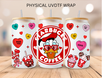 Mouse Crew Red Valentines Bundle Stitch - 16 oz / 20 oz Libby UV DTF