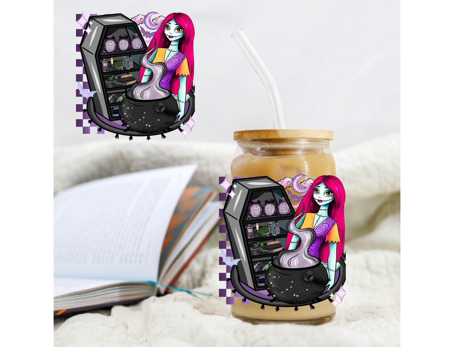 Halloween Mummy princess - UVDTF decals