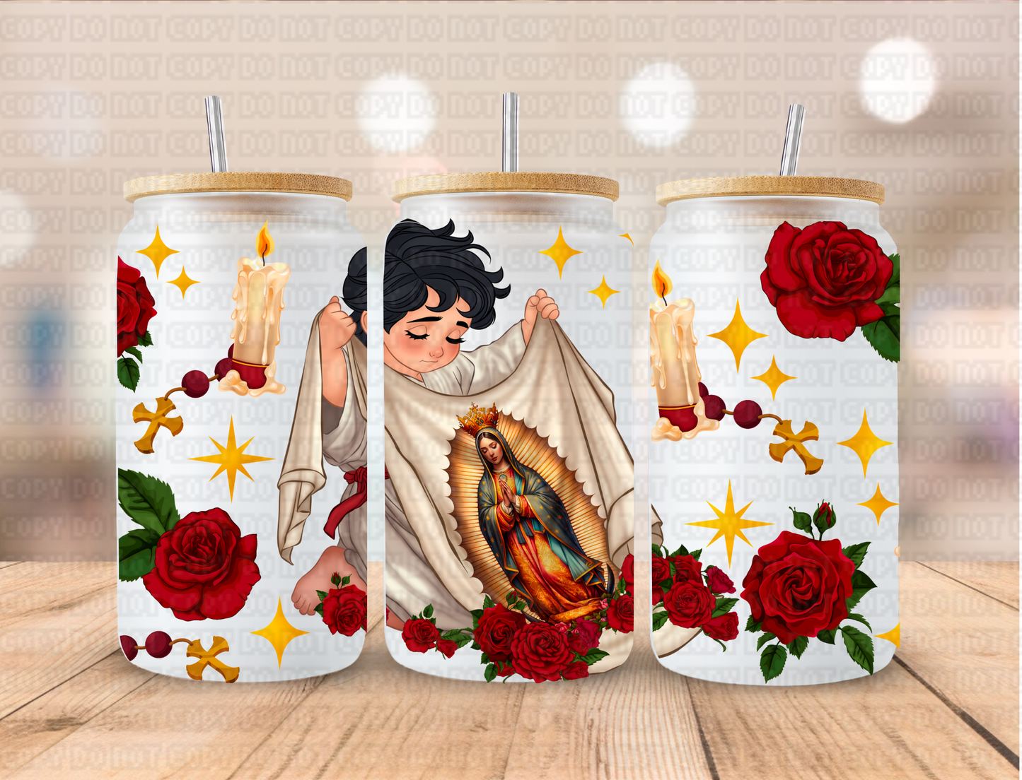 Christian Faith - 16 oz / 20 oz Libby UV DTF Wrap