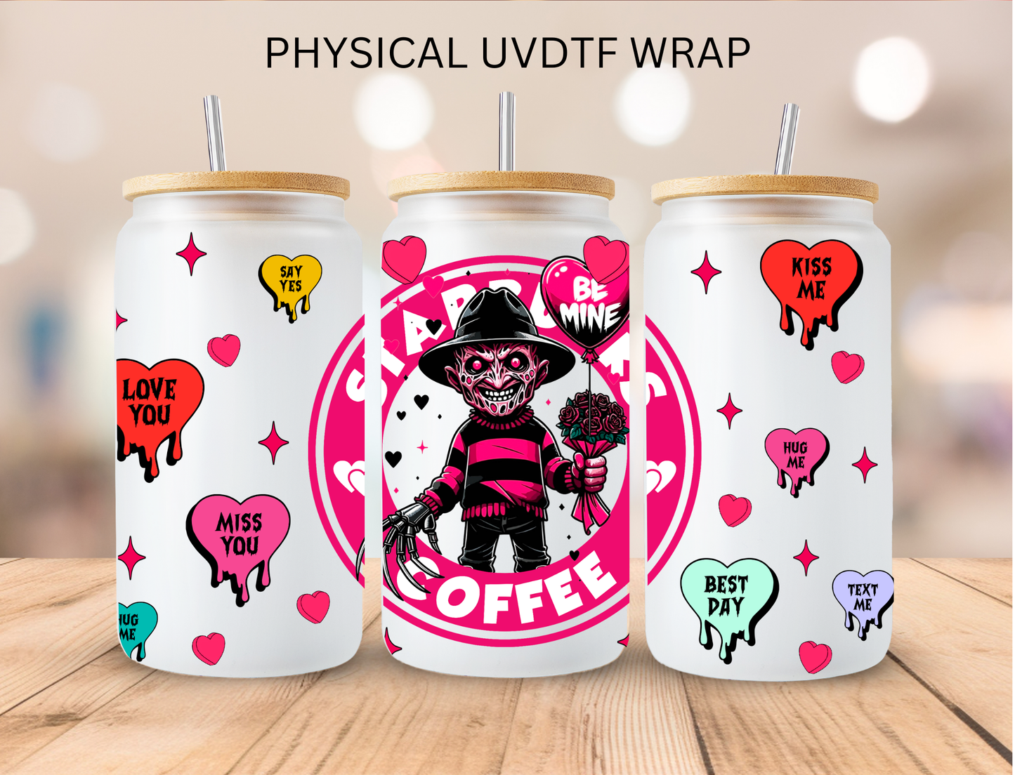 Horror Valentines Bundle - 16 oz / 20 oz Libby UV DTF
