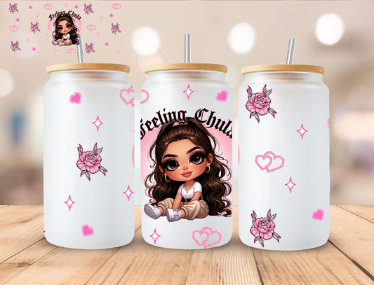 Pink Feeling Chula - 16 oz / 20 oz Libby UV DTF Wrap