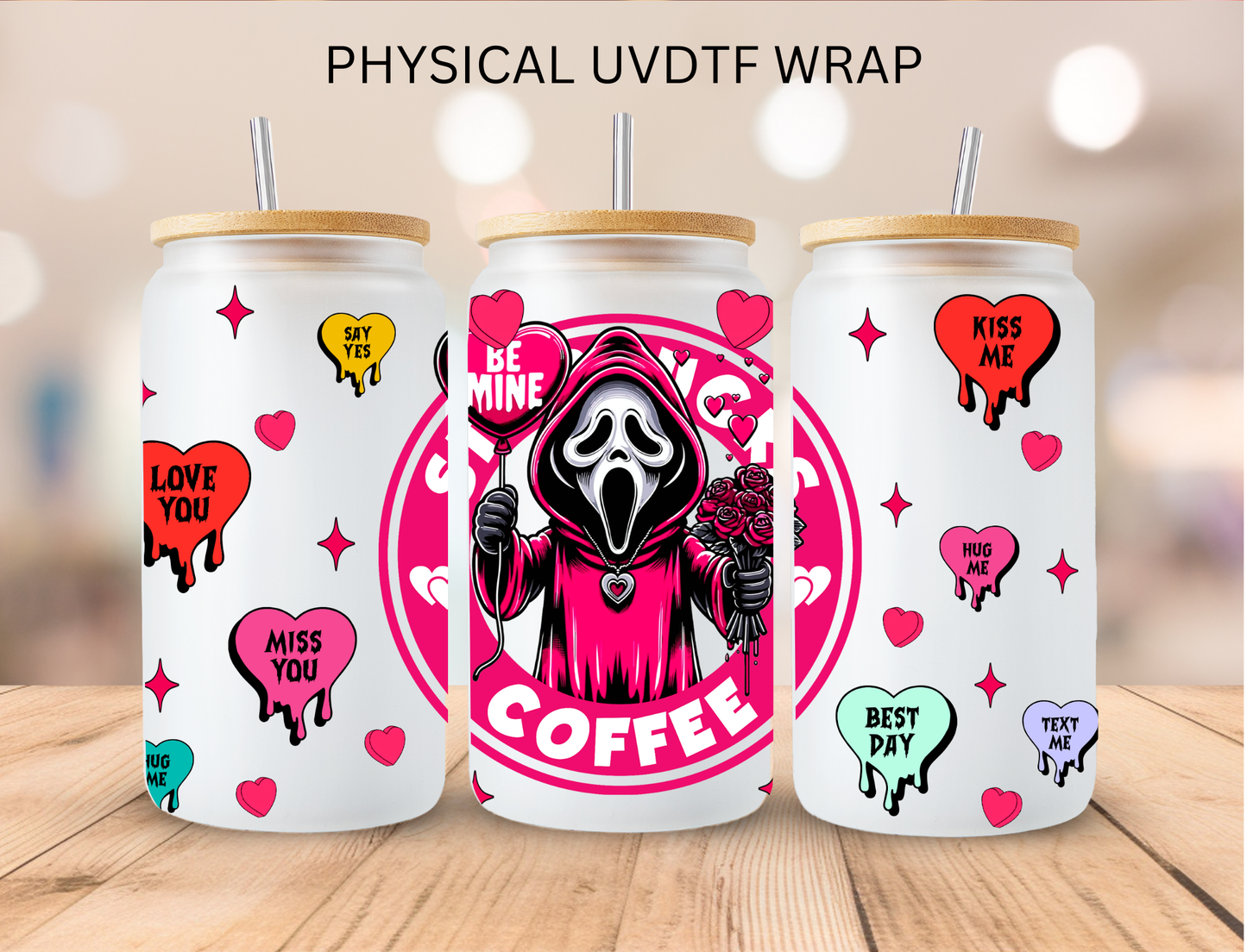 Horror Valentines Bundle - 16 oz / 20 oz Libby UV DTF