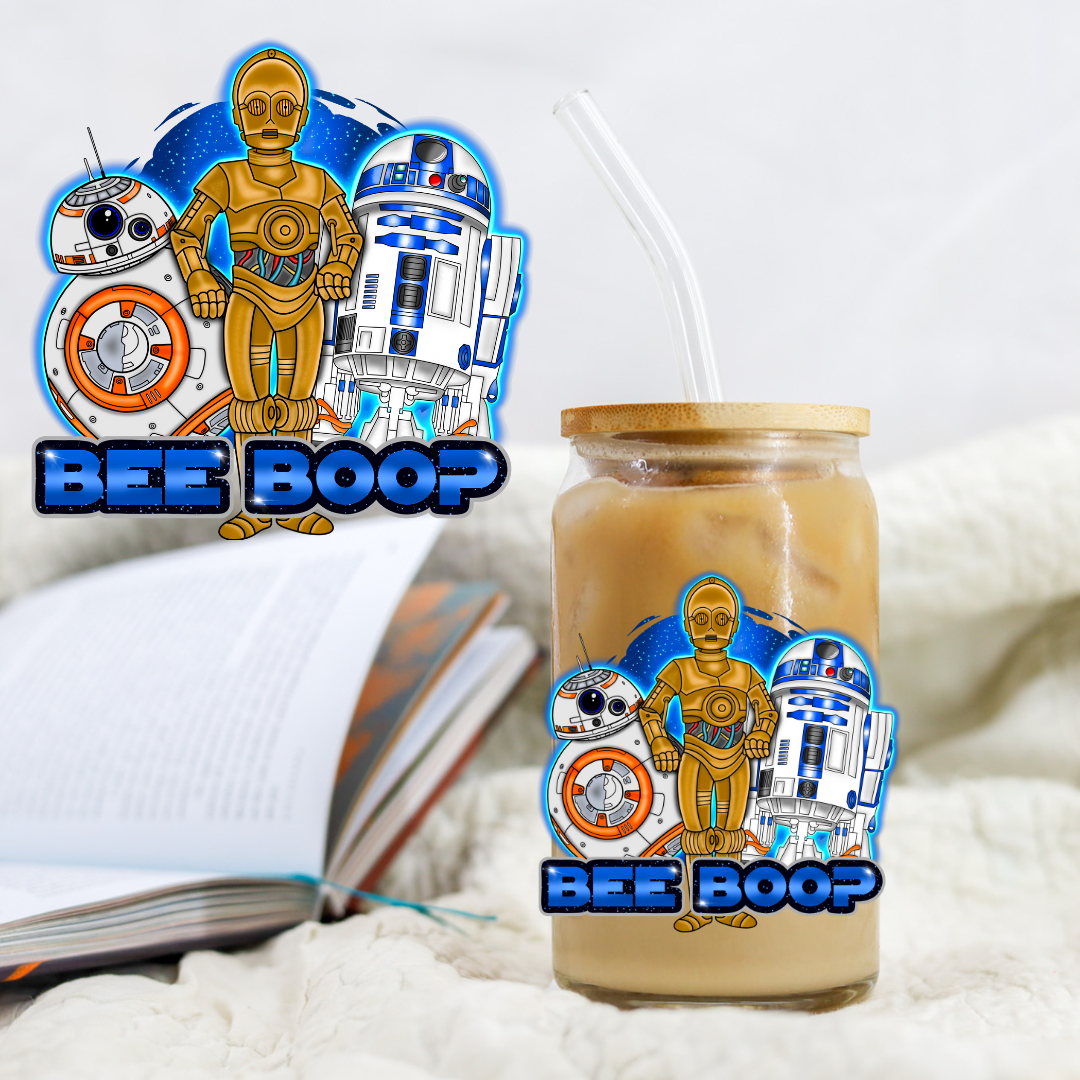Boop Droid Bee Boop Droid Star Hero - UV DTF Libby Decal NEACE CO EXCLUSIVE ...