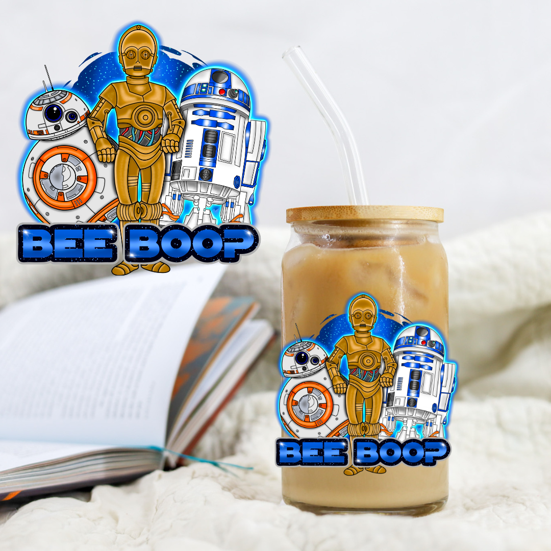 Bee Boop Droid Star Hero - UV DTF Libby Decal NEACE CO EXCLUSIVE