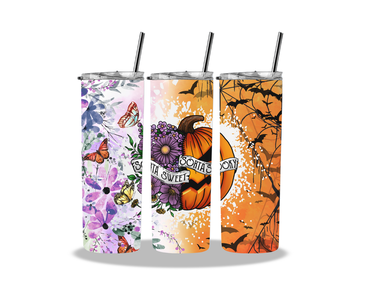 Halloween Sorta Sweet Sorta Spooky - 20 oz Sublimation Tumbler