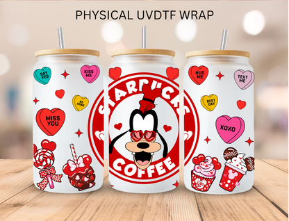 Mouse Crew Red Valentines Bundle Stitch - 16 oz / 20 oz Libby UV DTF