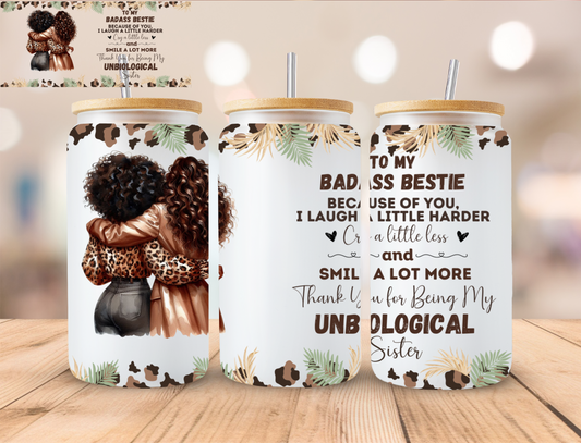 To My Bestie Best Friends Ver 4 - 16 oz / 20 oz Libby UV DTF Wrap