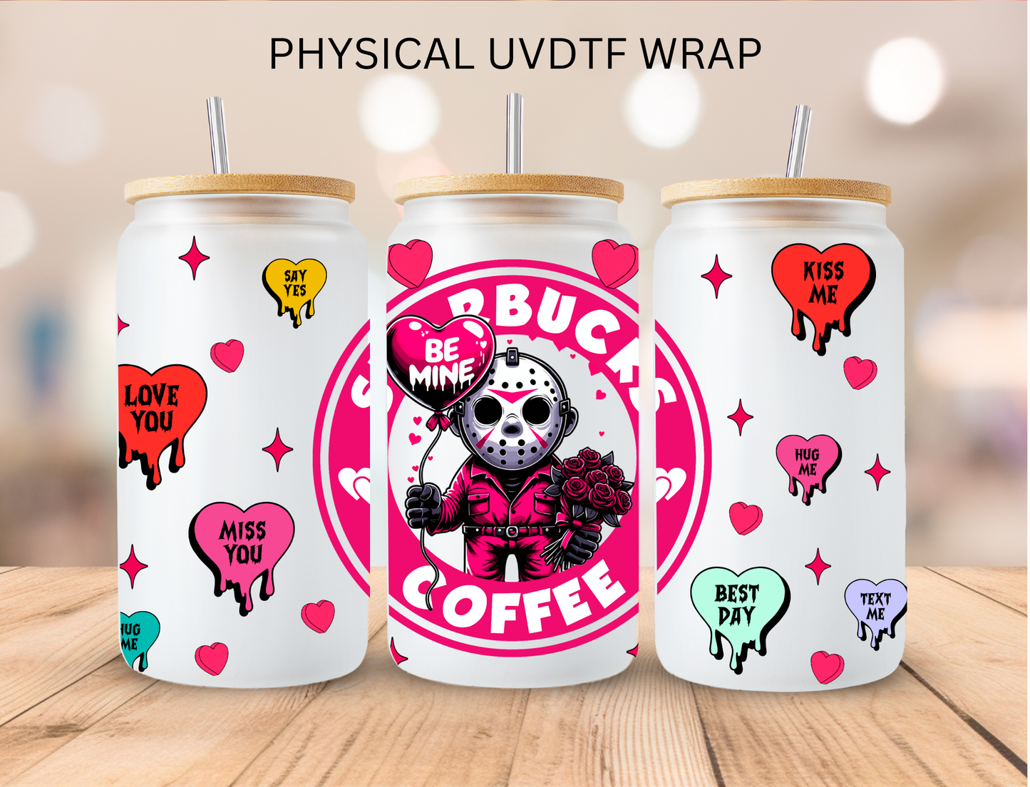 Horror Valentines Bundle - 16 oz / 20 oz Libby UV DTF