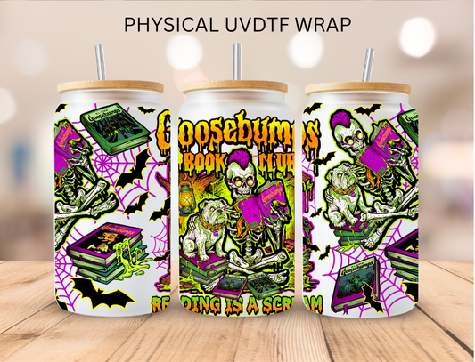 Halloween Goosebumps - 16 oz / 20 oz Libby UV DTF Wrap