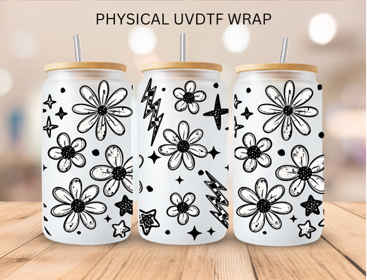 Daisies and Bolts - 16 oz / 20 oz Libby UV DTF
