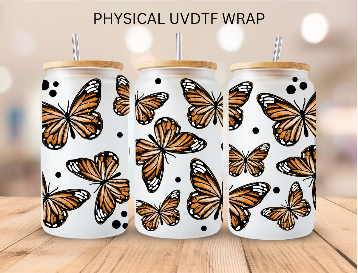 Butterflies - 16 oz / 20 oz Libby UV DTF