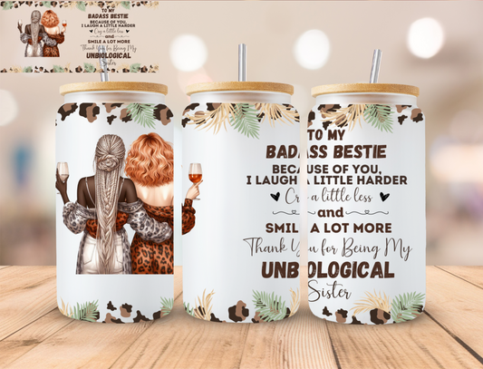 To My Bestie Best Friends Ver 9 - 16 oz / 20 oz Libby UV DTF Wrap