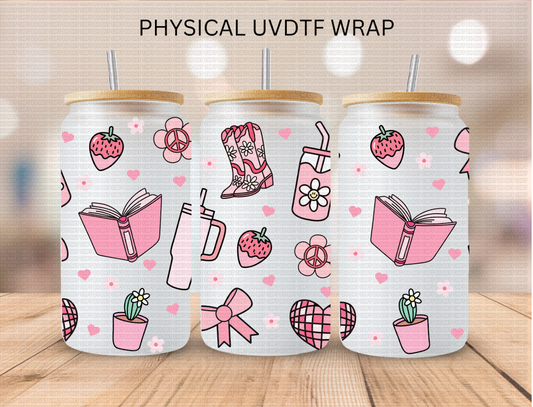 Bookish Cowgirl Aesthetic - 16 oz / 20 oz Libby UV DTF Wrap