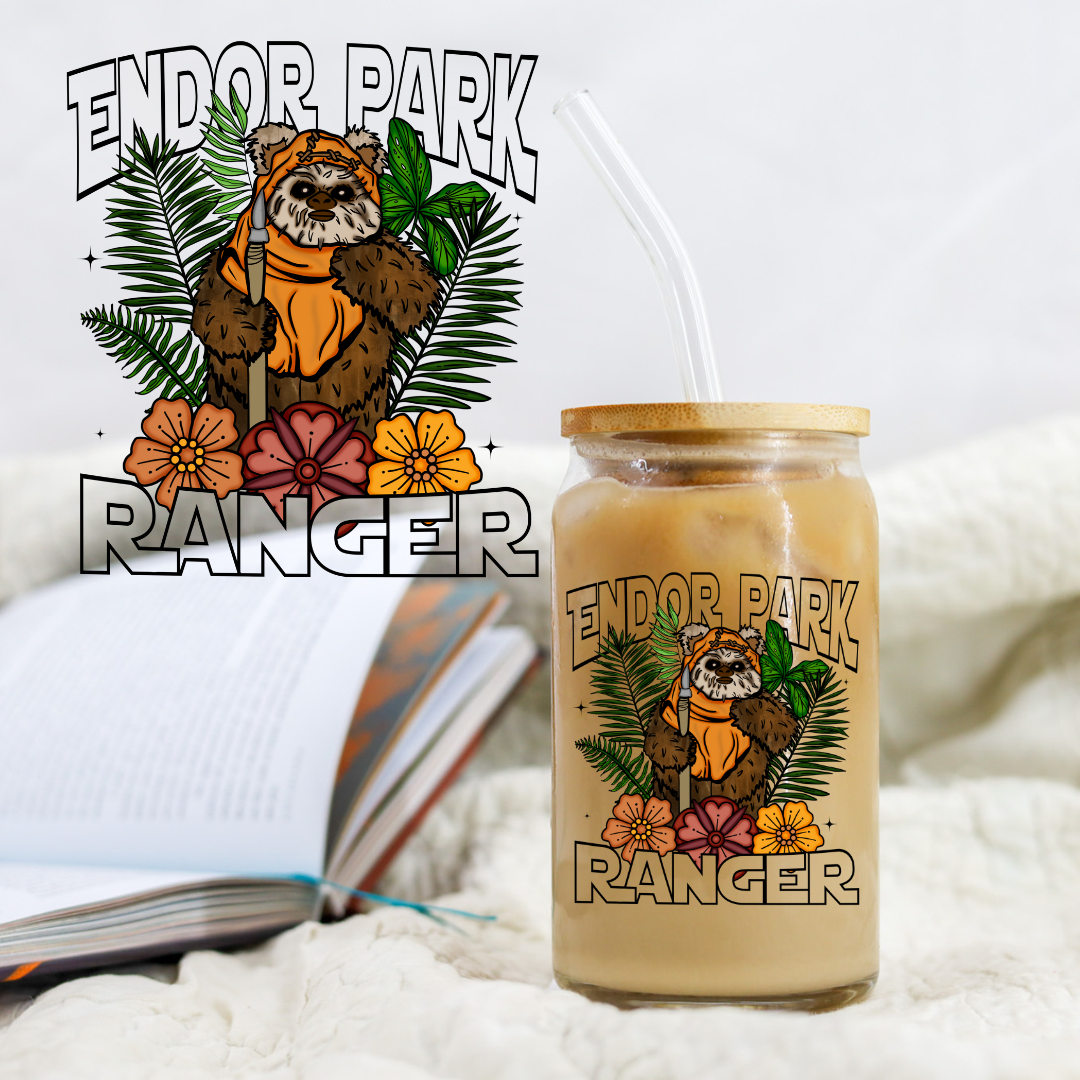 Endor Park Ranger Star Hero - UV DTF Libby Decal NEACE CO EXCLUSIVE ...