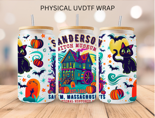 Halloween Sanderson - 16 oz / 20 oz Libby UV DTF Wrap