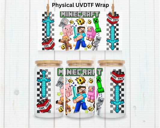 Mine Friends (Red) - 16 oz / 20 oz Libby UV DTF