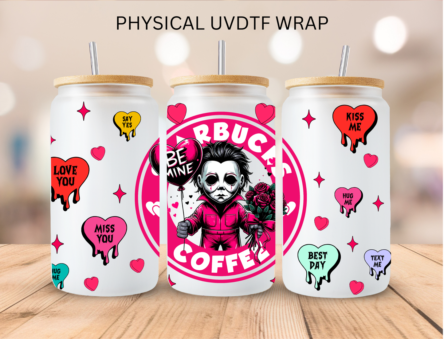 Horror Valentines Bundle - 16 oz / 20 oz Libby UV DTF