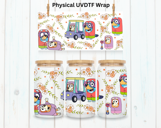 Blue Dog Playground - 16 oz / 20 oz Libby UV DTF