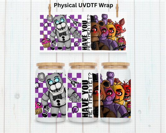 Five Nights Dolls - 16 oz / 20 oz Libby UV DTF