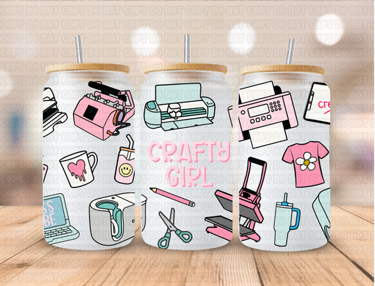 Crafty Gir Essentials - 16 oz / 20 oz Libby UV DTF Wrap