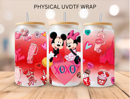 Mouse Couple Valentines Collection - 16 oz / 20 oz Libby UV DTF