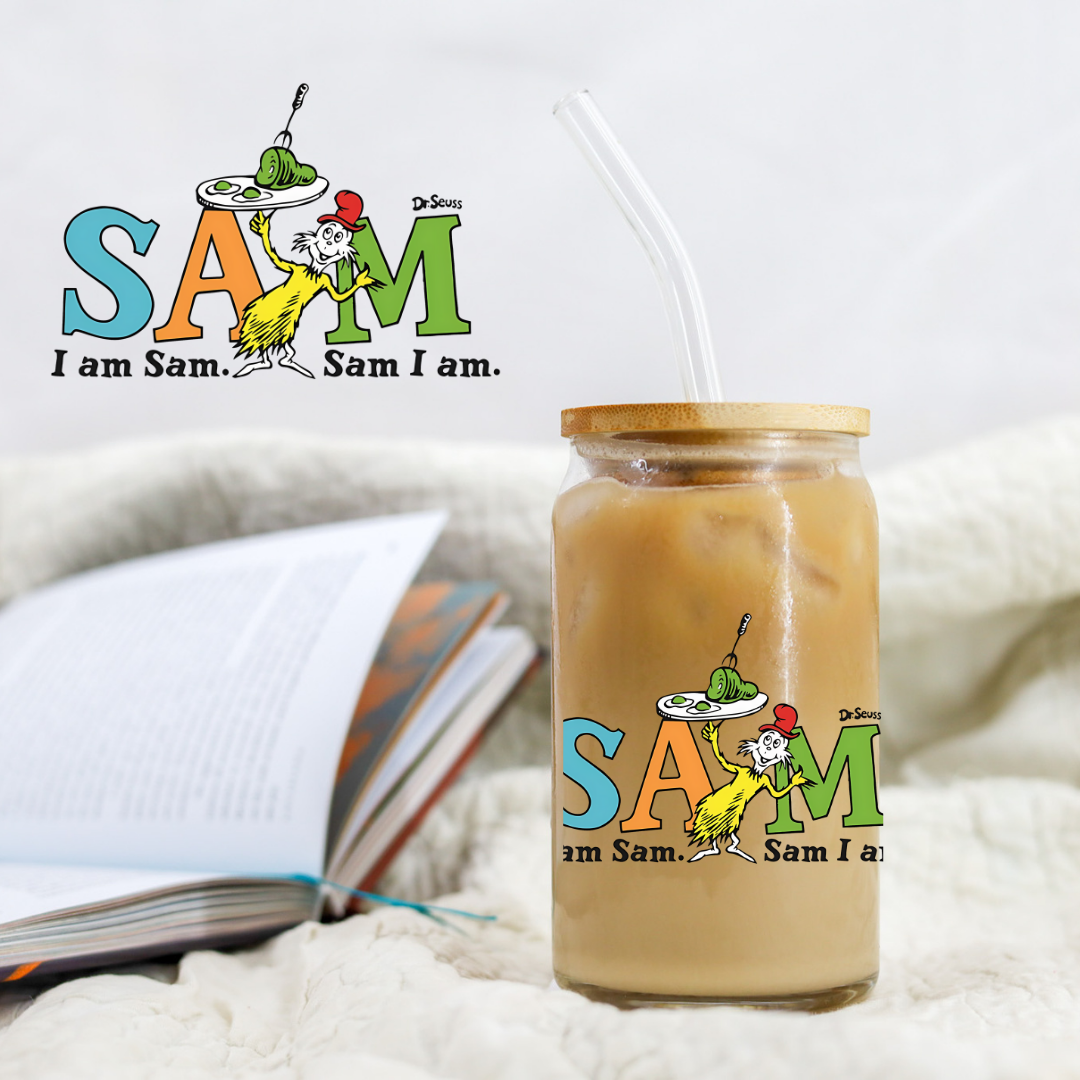 Cat Hat Sam I Am - UVDTF decal