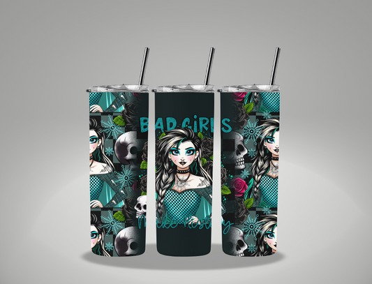 Bad Girls Collection ZIce Queen - 20oz Skinny Tumbler Wrap CSTAGE EXCLUSIVE
